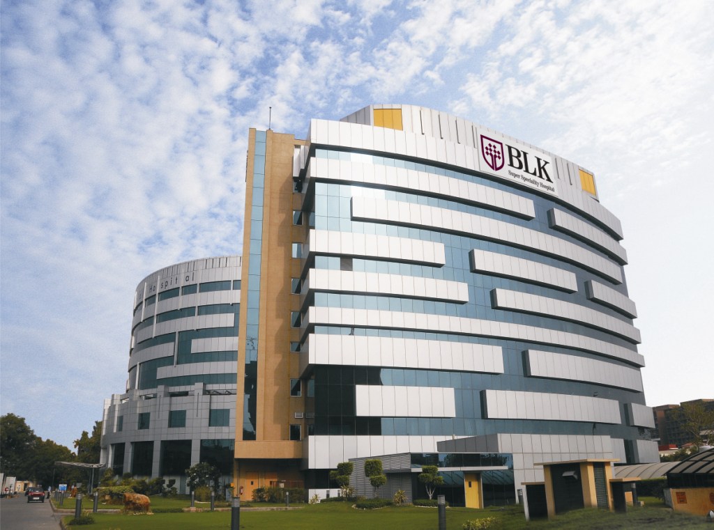 BLK-Max Super Speciality Hospital building